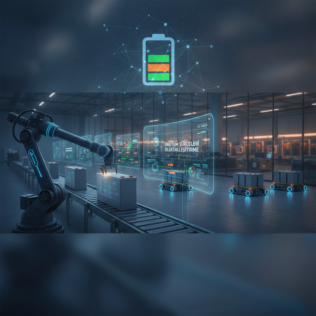 Endüstriyel Bataryalar: Üretim Süreçlerini Dijitalleştirmede Kritik Rol